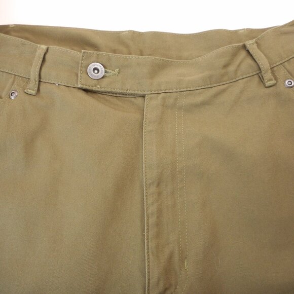 NWT Liz Claiborne Womens Size 14W Cropped Pants Olive Green High Rise Vintage - Picture 10 of 11